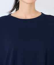 K2FFD18039 a.v.v(アー・ヴェ・ヴェ) バイカラーニット レッド×ネイビー