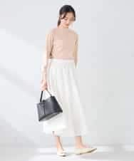 K2FFD19049 a.v.v(アー・ヴェ・ヴェ) 編地切替えスプリングニット ピンク