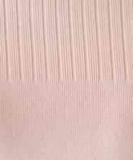 K2FFD19049 a.v.v(アー・ヴェ・ヴェ) 編地切替えスプリングニット ピンク