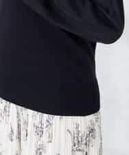 K2FFD22049 a.v.v(アー・ヴェ・ヴェ) チュール袖ニット ライトグレー