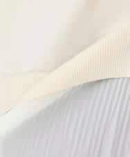 K2FFD23049 a.v.v(アー・ヴェ・ヴェ) プリーツペプラムニット ブルー