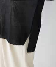 K2FFD24044 a.v.v(アー・ヴェ・ヴェ) ペーパーライクヤーンニット グリーン