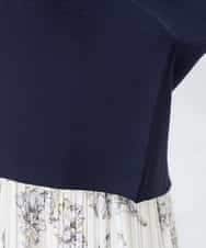 K2FFD37049 a.v.v(アー・ヴェ・ヴェ) バックパールニット コーラルオレンジ