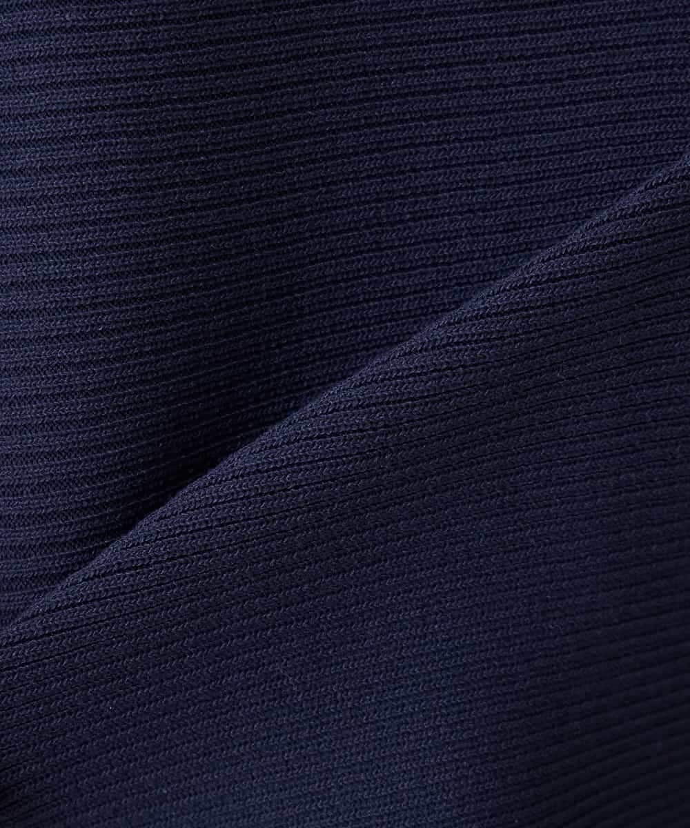 K2FFD37049 a.v.v(アー・ヴェ・ヴェ) バックパールニット コーラルオレンジ