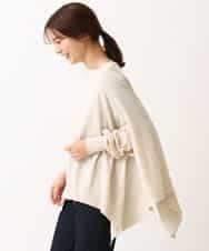 K2FFM11049 a.v.v(アー・ヴェ・ヴェ) 2WAYポンチョニット モカ