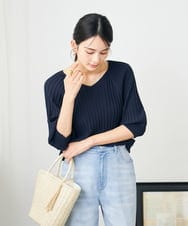 K2FGA15044 a.v.v(アー・ヴェ・ヴェ) プリーツライクニット ライトイエロー