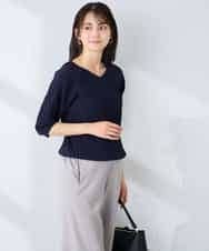 K2FGD15044 a.v.v(アー・ヴェ・ヴェ) プリーツライクサマーニット ピンク