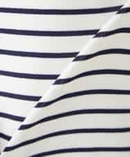 K2FGD20039 a.v.v(アー・ヴェ・ヴェ) ハーフスリーブクルーネックサマーニット【洗える/接触冷感/UVカット】 ブラック