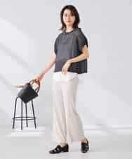 K2FGD25049 a.v.v(アー・ヴェ・ヴェ) ラメ混メッシュニット ブルー