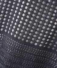 K2FGD25049 a.v.v(アー・ヴェ・ヴェ) ラメ混メッシュニット ブルー