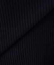 K2FGD29044 a.v.v(アー・ヴェ・ヴェ) 部分シアーフレア袖リブニット ホワイト