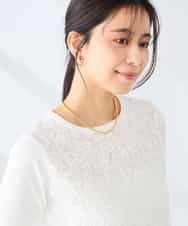 K2FGD32059 a.v.v(アー・ヴェ・ヴェ) フロントレースサマーニット ネイビー