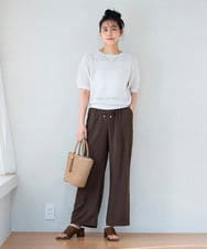 K2FGD34049 a.v.v(アー・ヴェ・ヴェ) ラメッシュボーダープルオーバー レッド