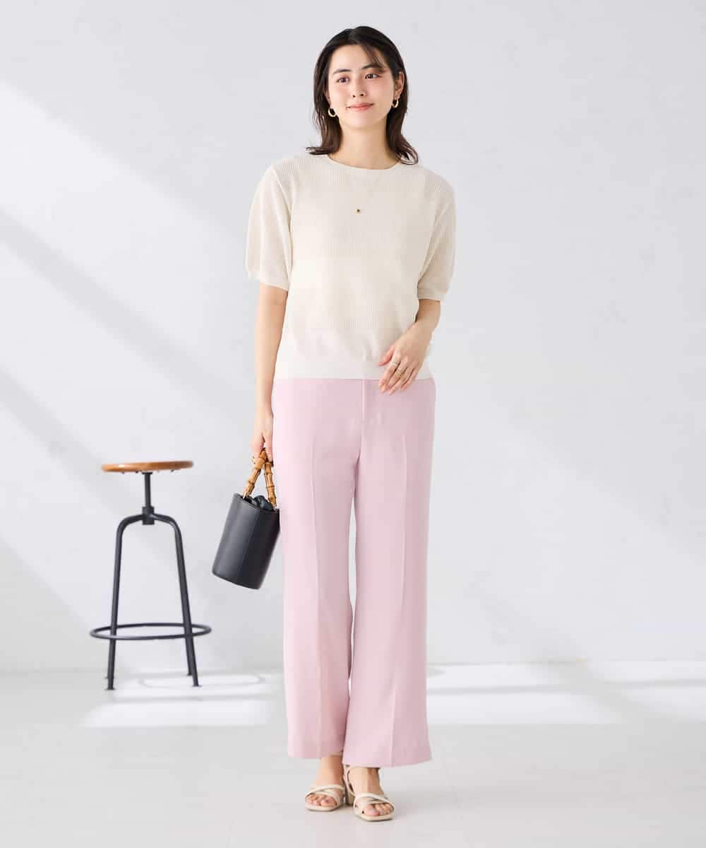 K2FGD34049 a.v.v(アー・ヴェ・ヴェ) ラメッシュボーダープルオーバー レッド