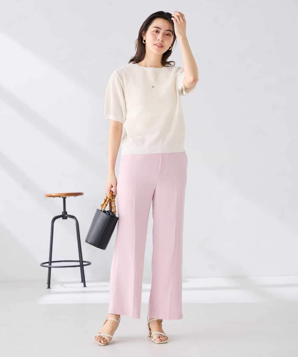 K2FGD34049 a.v.v(アー・ヴェ・ヴェ) ラメッシュボーダープルオーバー レッド