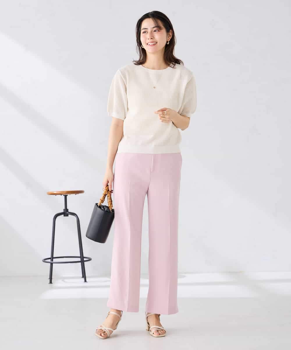 K2FGD34049 a.v.v(アー・ヴェ・ヴェ) ラメッシュボーダープルオーバー レッド