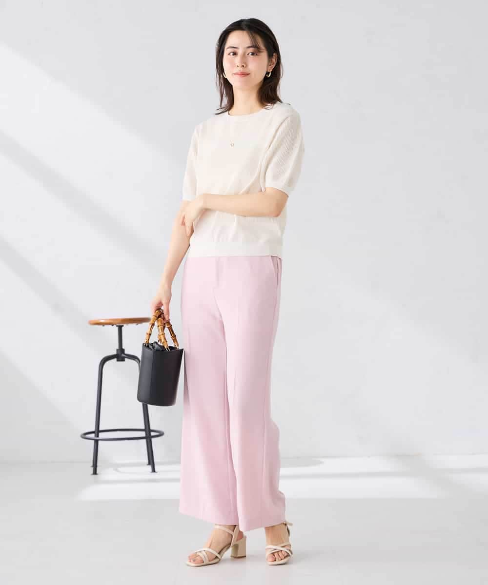 K2FGD34049 a.v.v(アー・ヴェ・ヴェ) ラメッシュボーダープルオーバー レッド