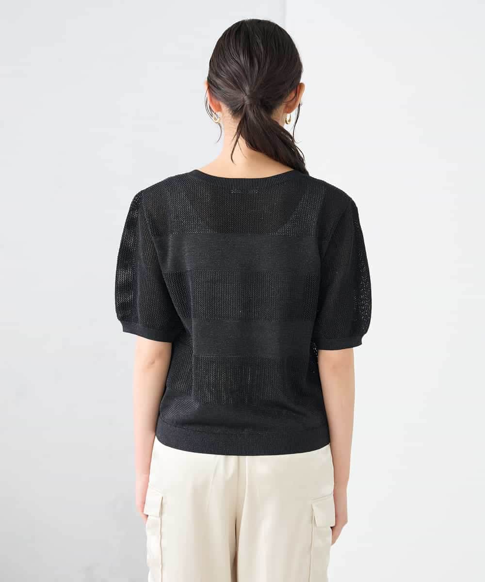 K2FGD34049 a.v.v(アー・ヴェ・ヴェ) ラメッシュボーダープルオーバー レッド