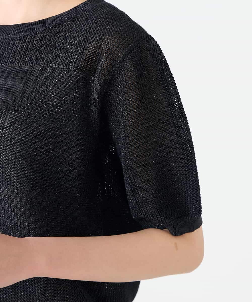 K2FGD34049 a.v.v(アー・ヴェ・ヴェ) ラメッシュボーダープルオーバー レッド