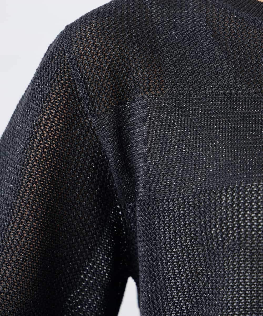 K2FGD34049 a.v.v(アー・ヴェ・ヴェ) ラメッシュボーダープルオーバー レッド