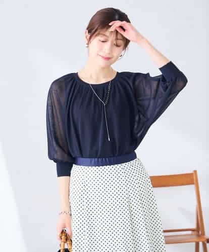 K2FGD35049 a.v.v シアーギャザーニット