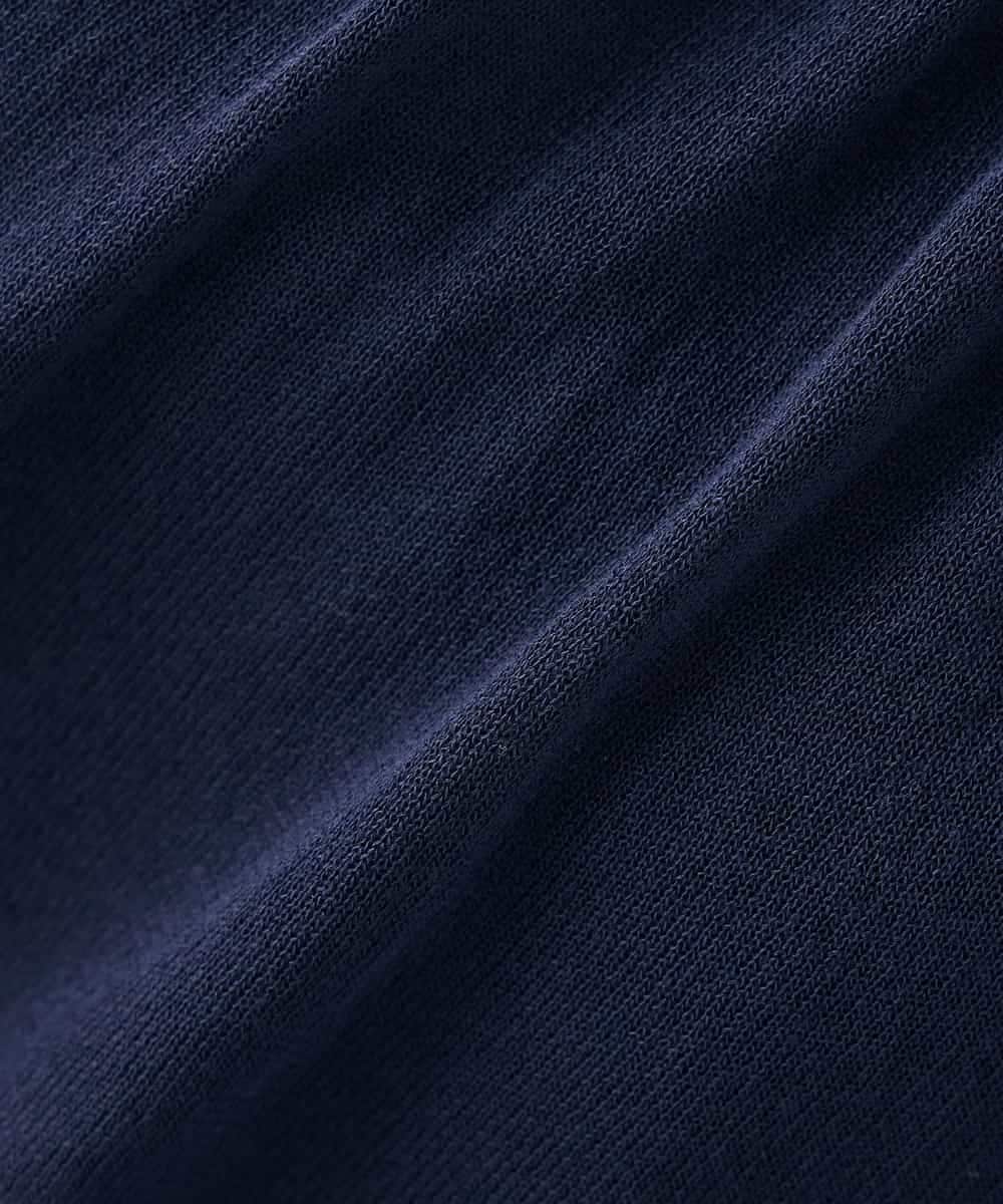 K2FGD35049 a.v.v(アー・ヴェ・ヴェ) シアーギャザーニット ネイビー