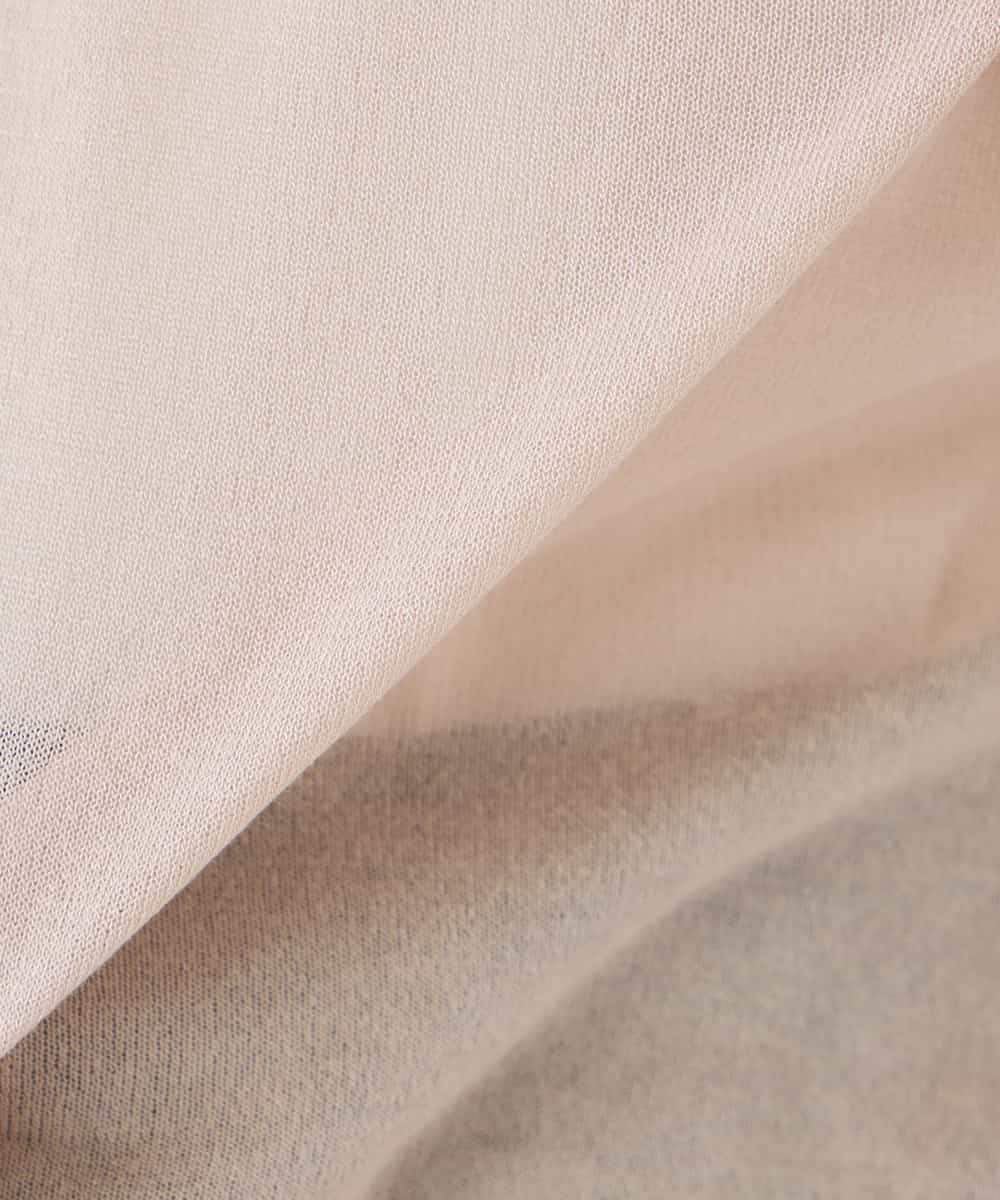 K2FGD35049 a.v.v(アー・ヴェ・ヴェ) シアーギャザーニット ネイビー