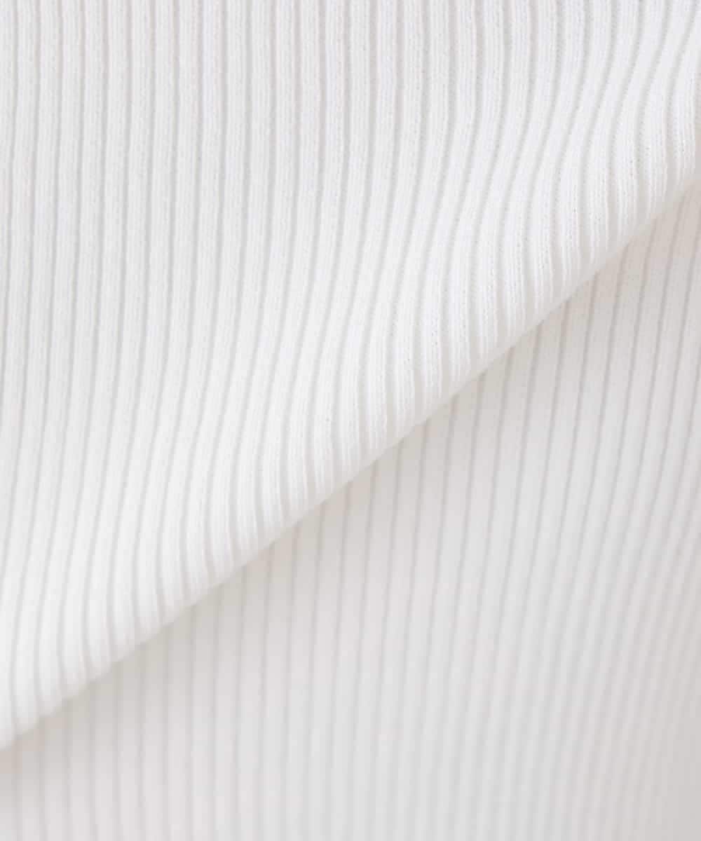 K2FGD36044 a.v.v(アー・ヴェ・ヴェ) Vネックデコルテニット ネイビー