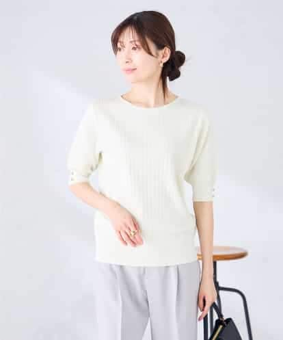 K2FGD38044 a.v.v 【接触冷感/UVカット/洗える】針抜きサマーニット