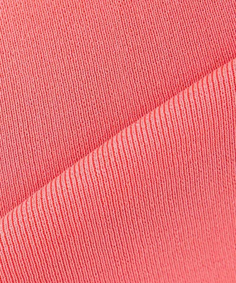 K2FGD79039 a.v.v(アー・ヴェ・ヴェ) ハーフスリーブVネックサマーニット【WEB限定/洗える/接触冷感/UVカット】 ブラック