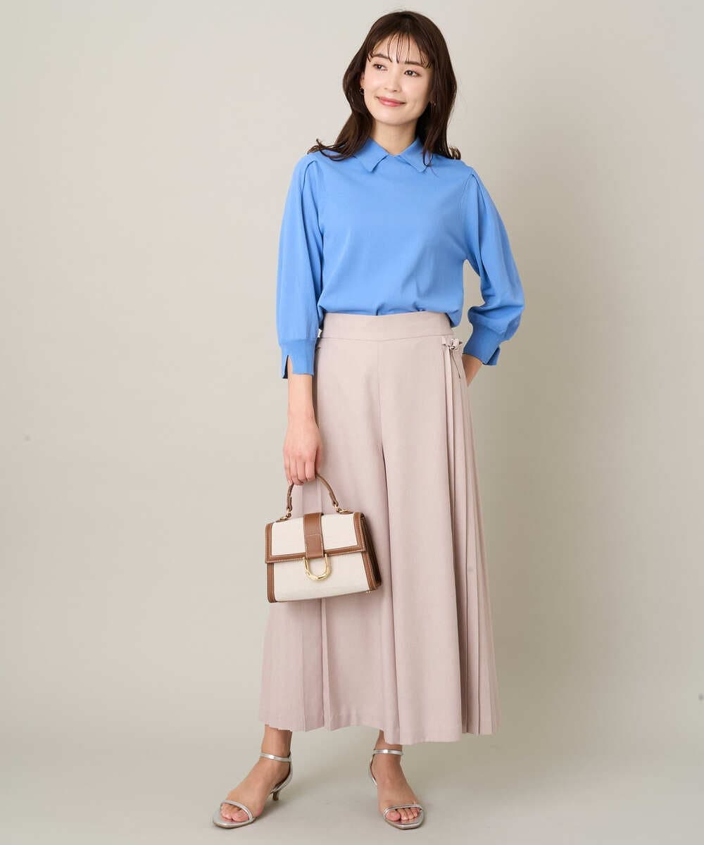 PUFF SLEEVE GATHERED WAIST DRESS パフスリーブワンピース｜COS