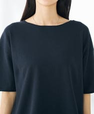 K2FHA17039 a.v.v(アー・ヴェ・ヴェ) サマーニットTシャツ ネイビー