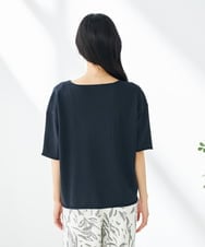K2FHA17039 a.v.v(アー・ヴェ・ヴェ) サマーニットTシャツ ネイビー