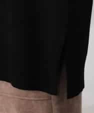 K2FJA06044 a.v.v(アー・ヴェ・ヴェ) 袖パール付きチュニックニット ライトイエロー