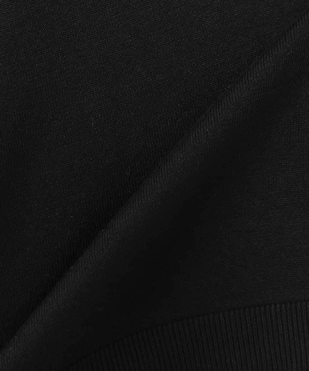 K2FJA06044 a.v.v(アー・ヴェ・ヴェ) 袖パール付きチュニックニット ライトイエロー