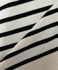 K2FJA06044 a.v.v(アー・ヴェ・ヴェ) 袖パール付きチュニックニット ライトイエロー