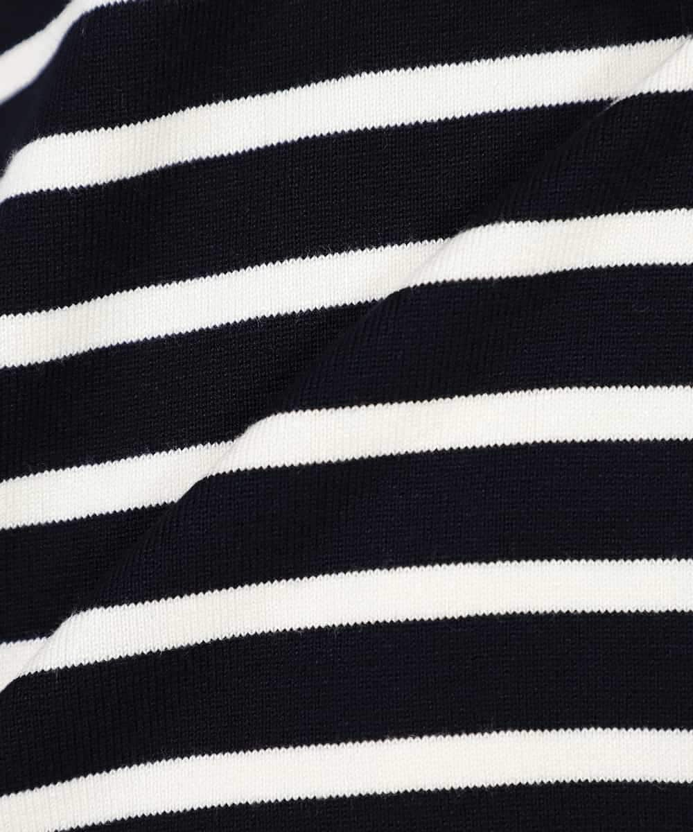 K2FJA06044 a.v.v(アー・ヴェ・ヴェ) 袖パール付きチュニックニット ライトイエロー