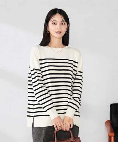 K2FJA06044 a.v.v 袖パール付きチュニックニット