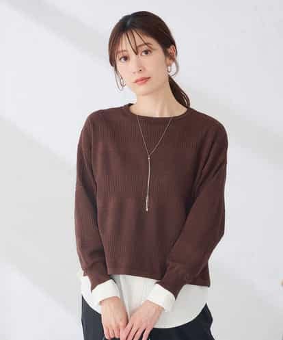K2FJD05069 a.v.v 【2SET】レイヤード ニット セット