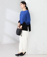 K2FKA18039 a.v.v(アー・ヴェ・ヴェ) バイカラーニット【新色追加】 レッド