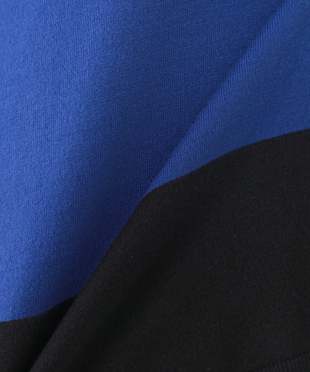 K2FKA18039 a.v.v(アー・ヴェ・ヴェ) バイカラーニット【新色追加】 レッド