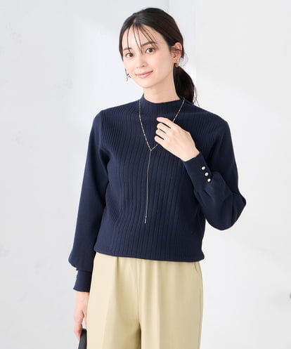 K2FKA24044 a.v.v プチハイネック針抜きニット【新色追加】