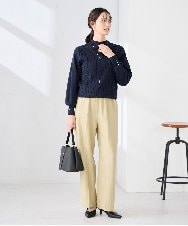 K2FKA24044 a.v.v(アー・ヴェ・ヴェ) プチハイネック針抜きニット【新色追加】 ラベンダー