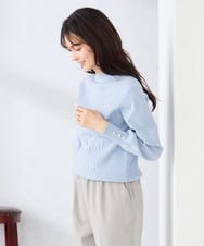 K2FKA24044 a.v.v(アー・ヴェ・ヴェ) プチハイネック針抜きニット【新色追加】 ラベンダー