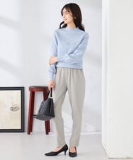 K2FKA24044 a.v.v(アー・ヴェ・ヴェ) プチハイネック針抜きニット【新色追加】 ラベンダー