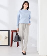 K2FKA24044 a.v.v(アー・ヴェ・ヴェ) プチハイネック針抜きニット【新色追加】 ラベンダー