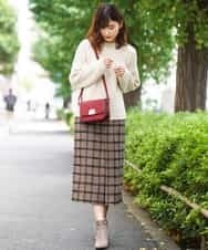 K2FKG26049 a.v.v(アー・ヴェ・ヴェ) 球芯風ハイネックニット モカ