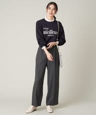 K2FKS24049 a.v.v(アー・ヴェ・ヴェ) 大人のロゴニット チャコールグレー