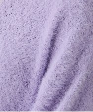 K2FLA21044 a.v.v(アー・ヴェ・ヴェ) フェザーヤーンVネックニット ラベンダー