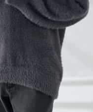 K2FLA21044 a.v.v(アー・ヴェ・ヴェ) フェザーヤーンVネックニット ラベンダー